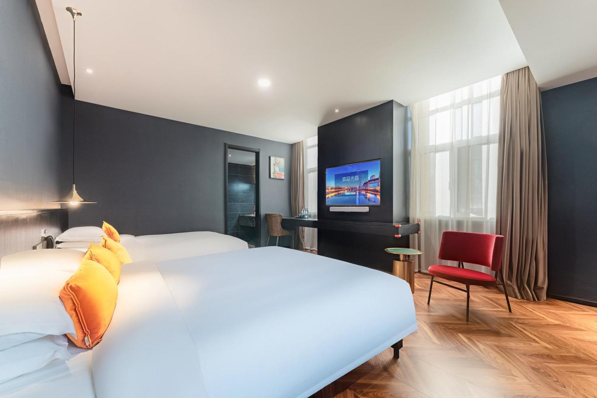Hesu Designer Hotel & Suites -Near Xi'An Drum Tower And Yongning Gate -Free Laundry Luggage Storage -Kitty Cafe With Freshly Ground Coffee -24H Front Desk -English Service 外观 照片